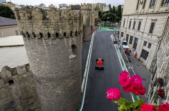 F1, VC Ázerbájdžánu 2018: Sebastian Vettel, Ferrari