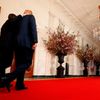 Emmanuel Macron na návštěvě u Donalda Trumpa v Bílém domě