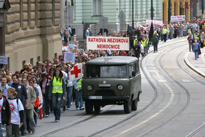 Demonstrace lékařů