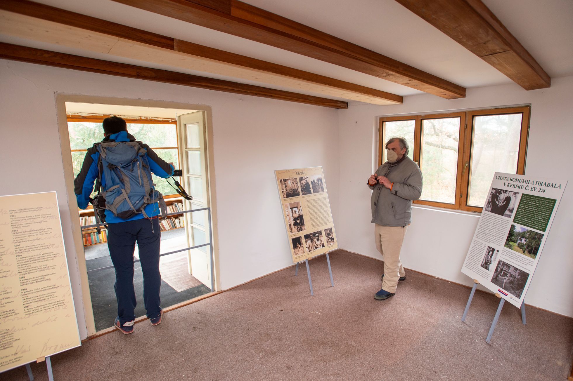 Otevření chaty Bohumila Hrabala v Kersku