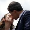 polibek Venezuela Juan Guaidó manželka Fabiana Rosalesová