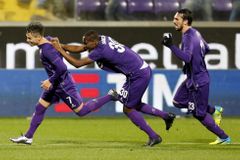 Fiorentina pošesté v řadě nezvítězila, třetí místo jí uniká