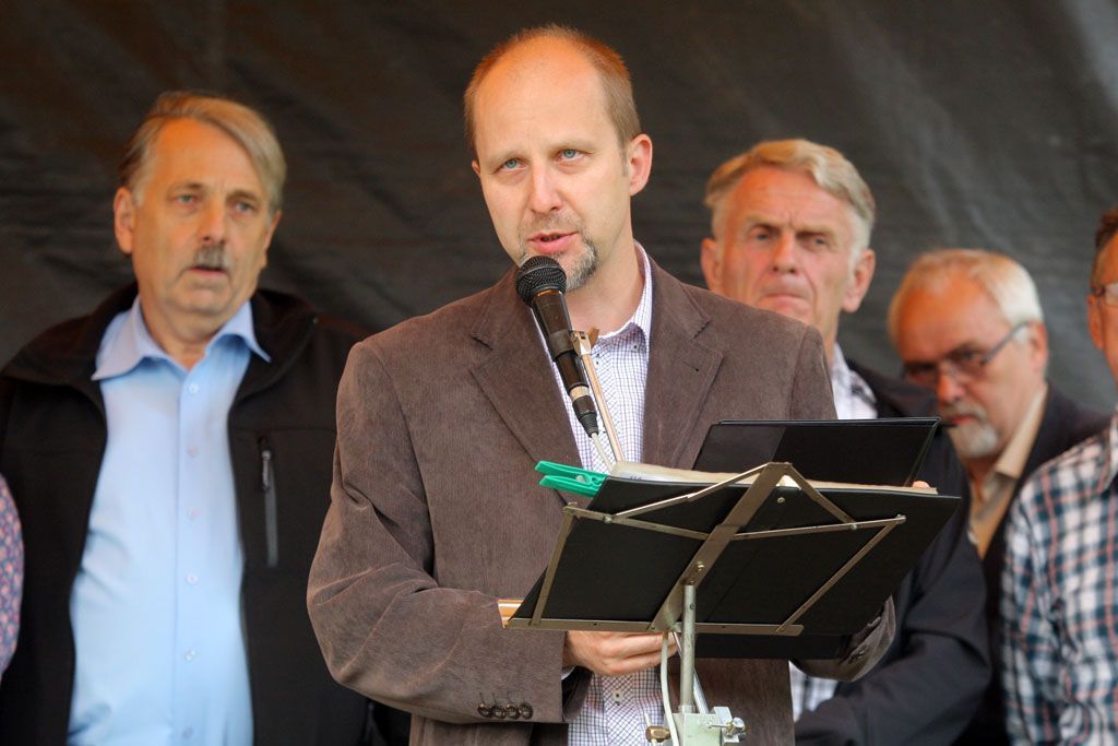 Starostové šluknovska demonstrují proti vládě