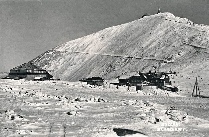 Dom Śląski v Krkonoších kolem roku 1935