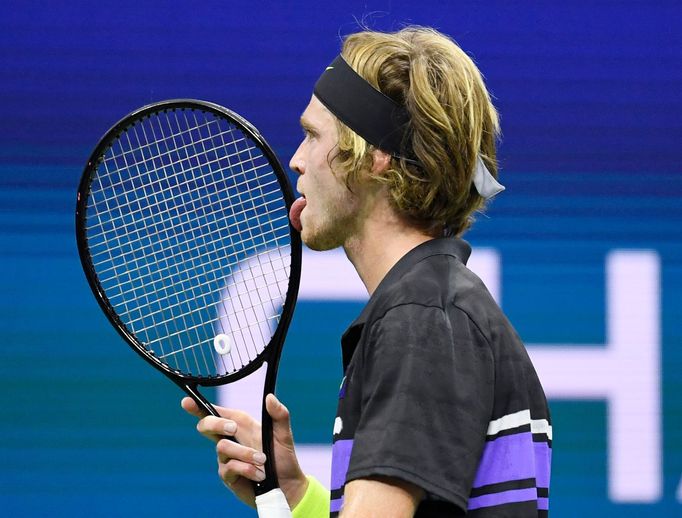 Andrej Rublev na US Open 2019