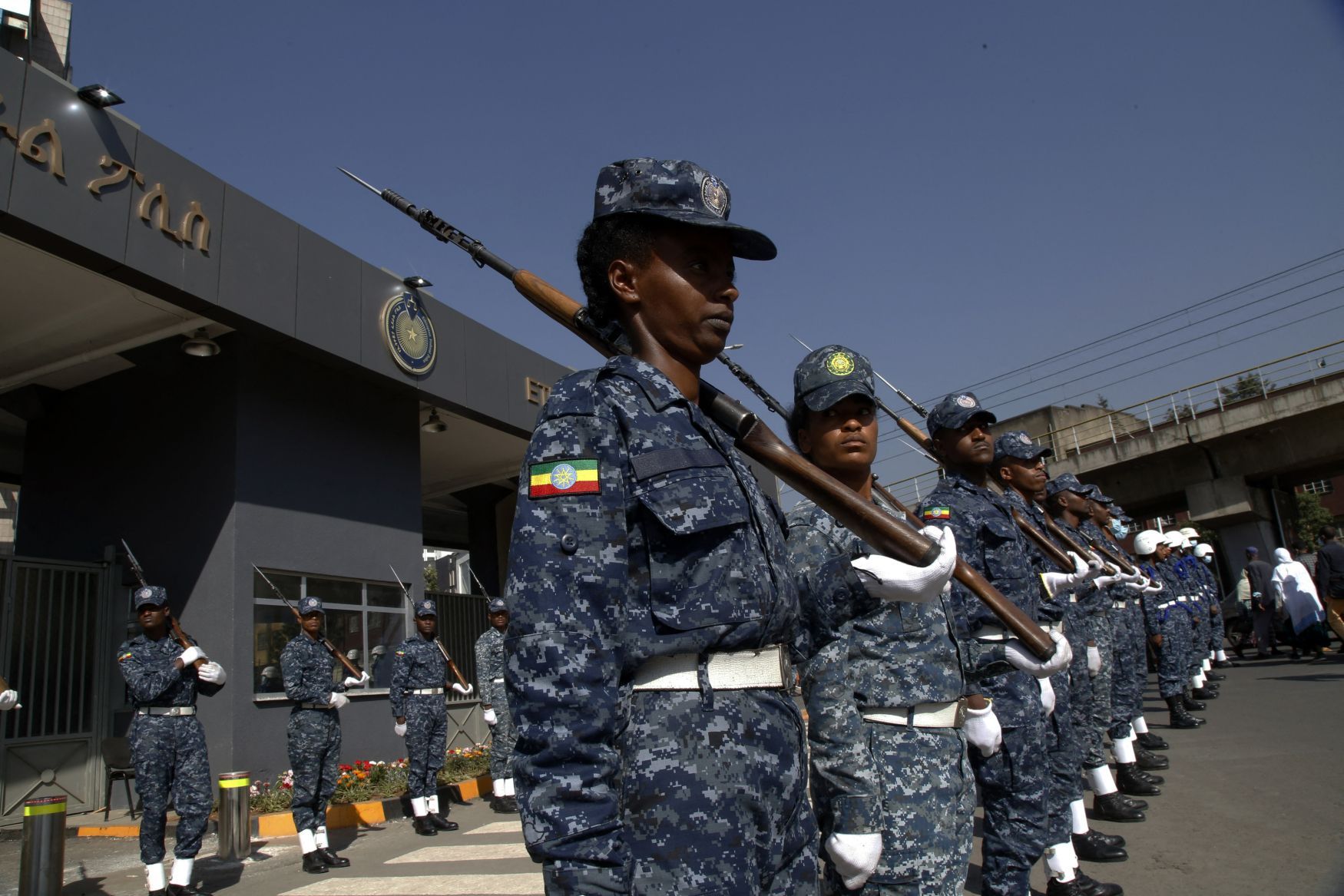 Etiopie, konflikt, policie