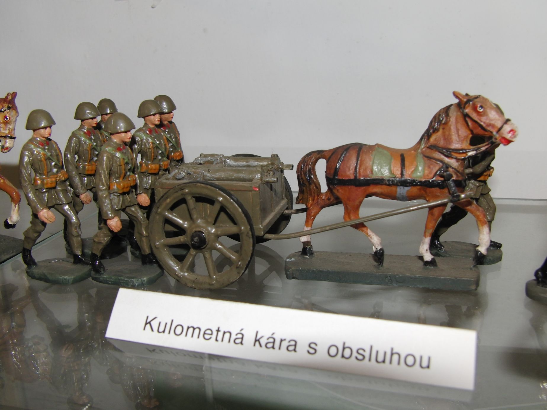 Vojáčci a modely vojenské techniky Lubora Šušlíka