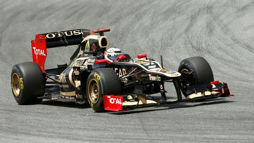 Kimi Räikkönen při kvalifikaci F1 ve Španělsku