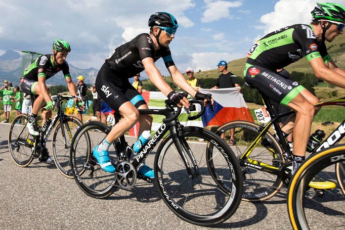 Leopold König na Tour de France 2015.