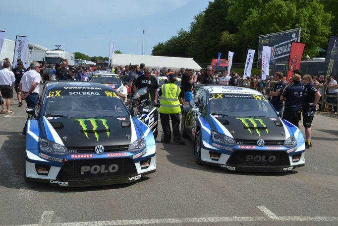 MS v rallyekrosu 2017, Lydden Hill: Petter Solberg a Johan Kristoffersson, VW