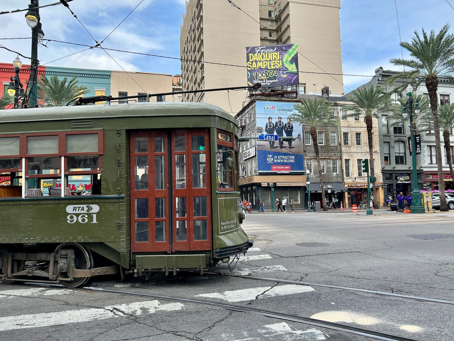 Tramvaje, New Orleans, historie