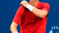 Berdych měl ve čtvrtfinále turnaje Masters v Torontu k dokonání 'Fedex-hattricku' velmi blízko. V rozhodujícím setu vedl dokonce už 5:2 a za stavu 5:3 podával na vítězství, švýcarský tenista se však obdivuhodně vzchopil.