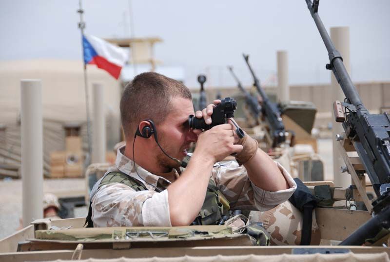 český voják v Afghánistánu