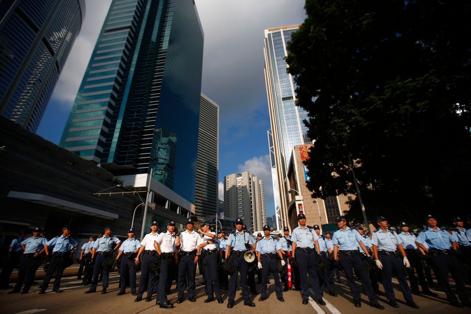 Protesty v Hongkongu