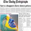 Fotbal - Titulní strany novin - Velká Británie: Daily Telegraph