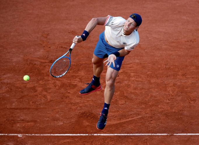 Tomáš Berdych v prvním kole French Open 2018