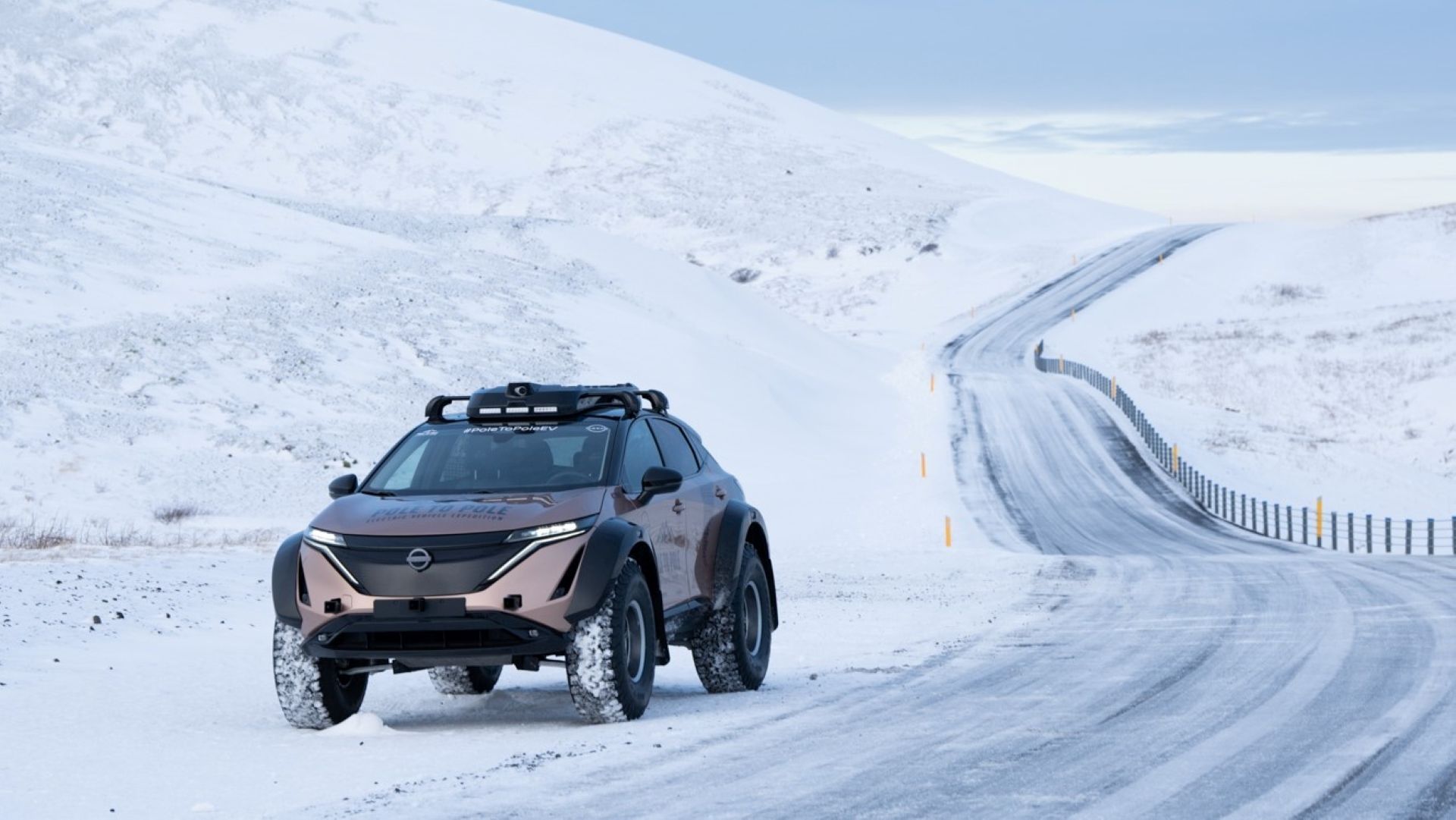 Nissan Ariya expedice Pole to Pole