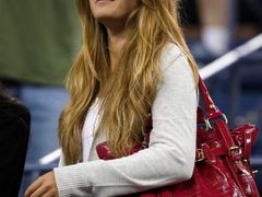 Kimberly Searsová sleduje na US Open svého přítele Andy Murrayho