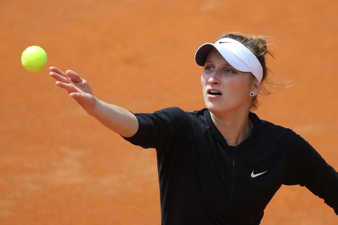 Markéta Vondroušová na J&T Banka Prague Open 2017.