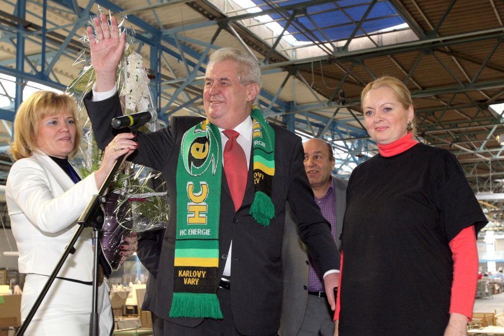Zeman na návštěvě Karlovarského kraje