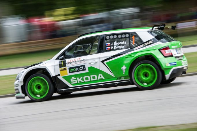 Rallye Český Krumlov 2015: Jan Kopecký - Pavel Dresler, Škoda Fabia R5