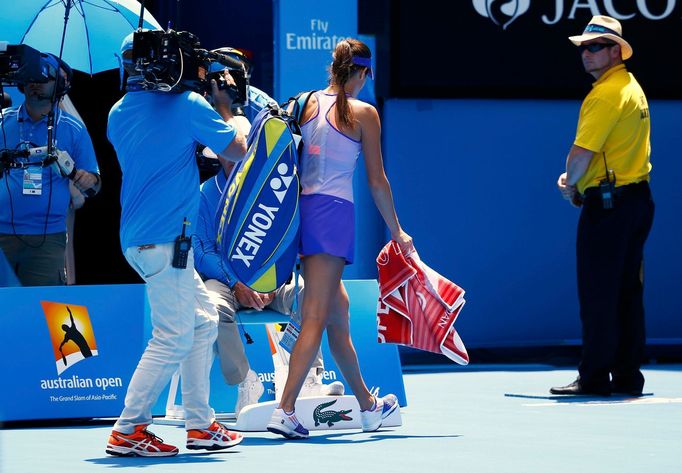 Ana Ivanovičová po vyřazení v prvním kole Australian Open