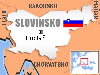 Mapa - Slovinsko