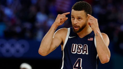 Stephen Curry na OH 2024 v Paříži