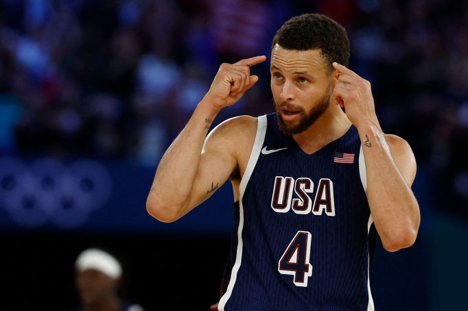 Stephen Curry na OH 2024 v Paříži