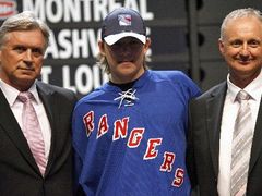 Spokojený Alexej Čerepanov po draftu NHL, ve kterém si ho vybrali newyorští Rangers.