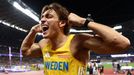 Švédský tyčkař Armand Duplantis a jeho rekord při MS v atletice 2025 v Tokiu
