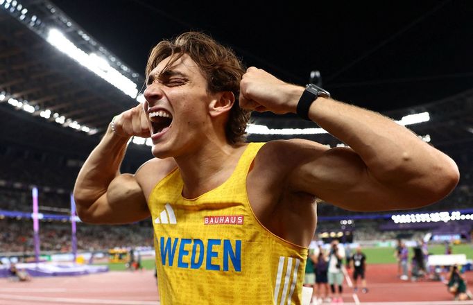 Švédský tyčkař Armand Duplantis a jeho rekord při MS v atletice 2025 v Tokiu