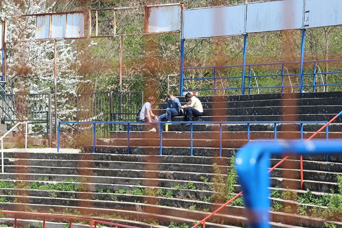 Legendární fotbalový stadion Za Lužánkami v Brně.