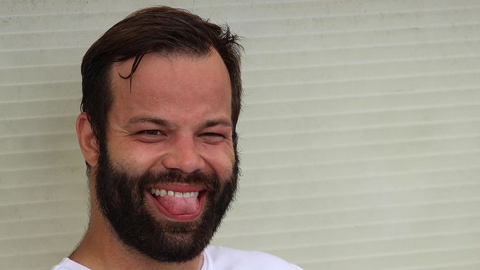 Radko Gudas na charitativní akci Hokejky pro kluka Puka 2019 v Mikulově.