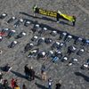 Oběti války na Ukrajině, měsíc od začátku, Staroměstské náměstí, happening Amnesty International