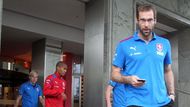 Petr Čech tentokrát příliš autogramy nerozdával.