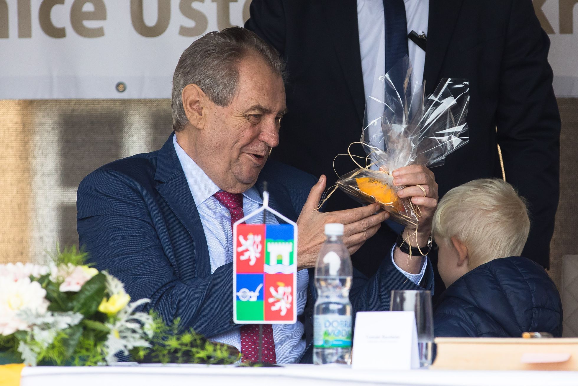 Miloš Zeman, poslední návštěva Ústeckého kraje, obec Lukavec