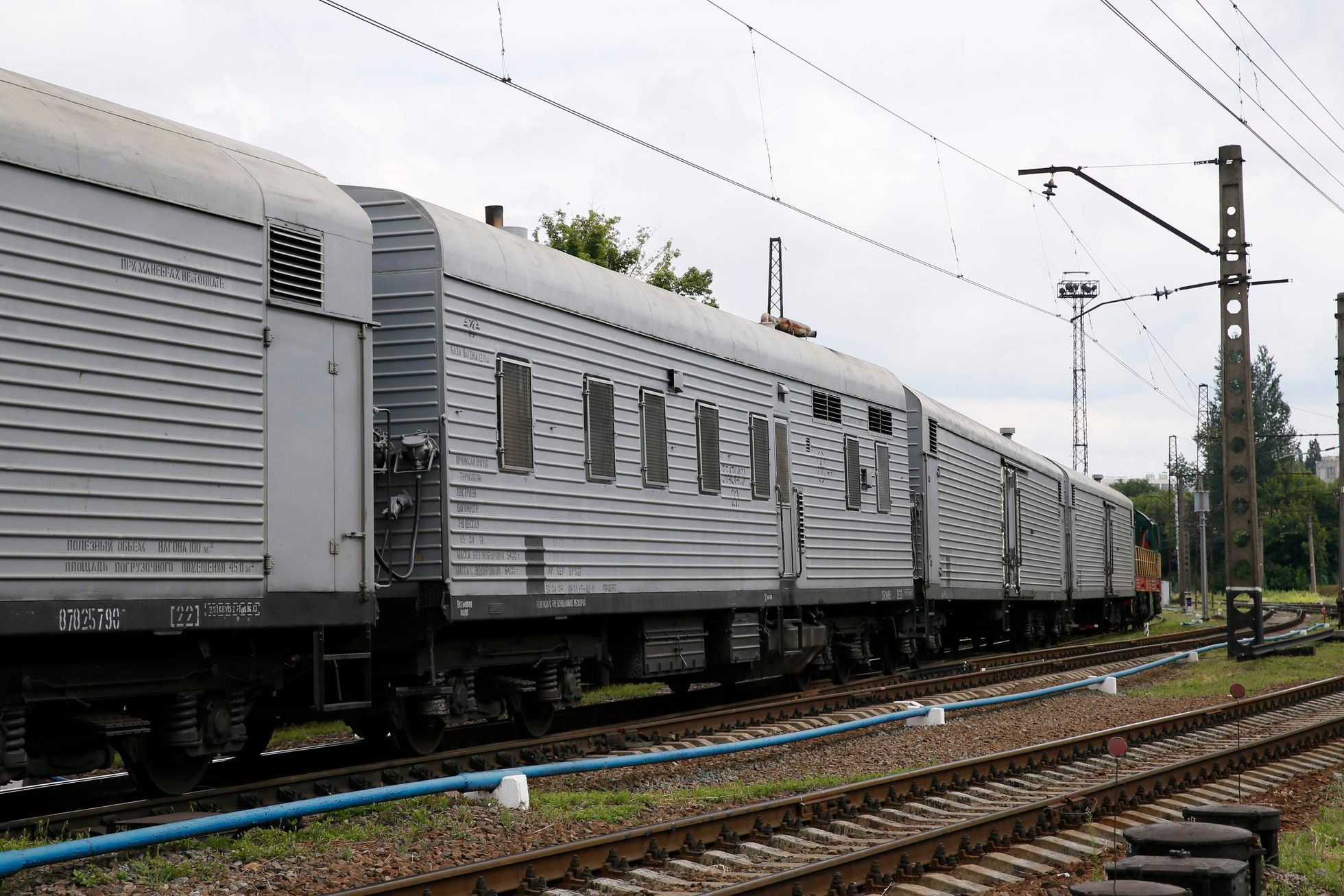 Vlak z ostatky cestujících z letu MH17