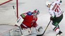 Hokej, KHL, Lev Praha - Kazaň: Petri Vehanen - Alexej Těreščenko