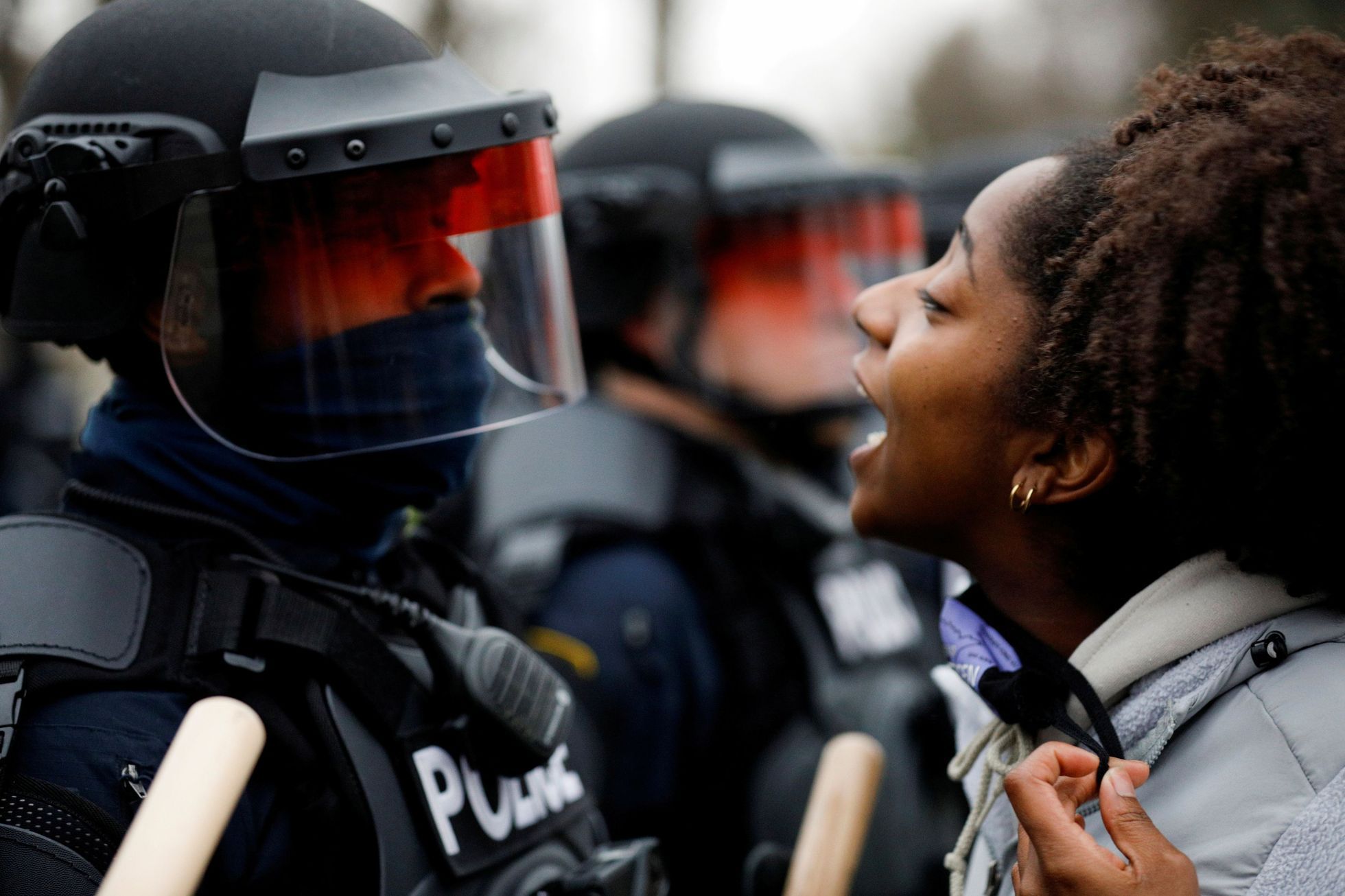 Daunte Wright minneapolis minnestona usa policejní násilí protest