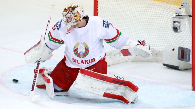 Brankář běloruské reprezentace Kevin Lalande.