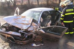 Tah z Brna do Vídně zavřela nehoda šesti aut