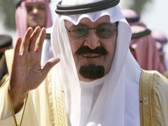 Saúdská král Abdalláh.