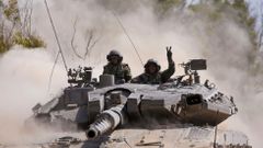 Izrael - Gaza - tank