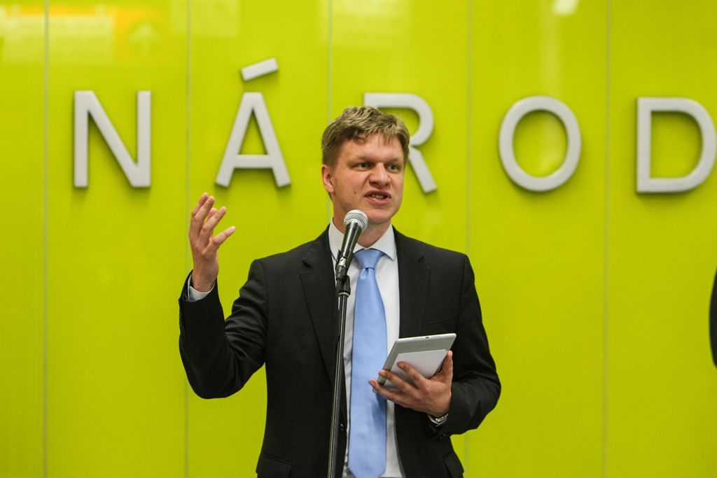 Znovuotevřená stanice Národní třída
