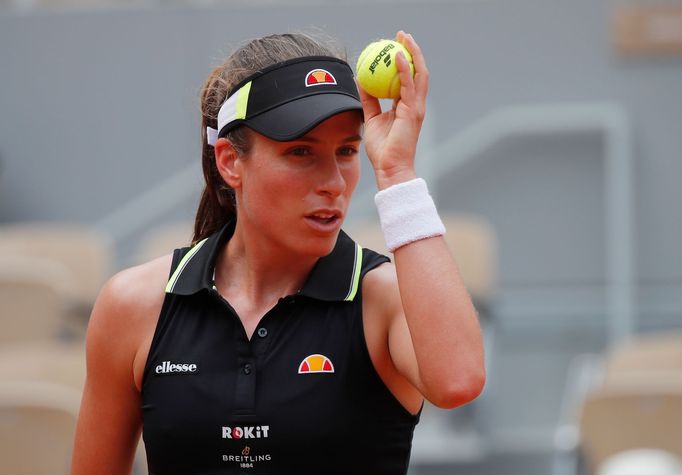 Johanna Kontaová ve čtvrtfinále French Open 2019