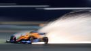 Lando Norris při závodě formule 1 v Kataru