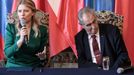 Zuzana Čaputová a Miloš Zeman