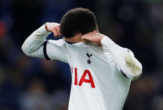 Soccer Football - Premier League - Burnley v Tottenham Hotspur - Turf Moor, Burnley, Britain - March 7, 2020  Tottenham Hotspur's Dele Alli reacts after the match  Action