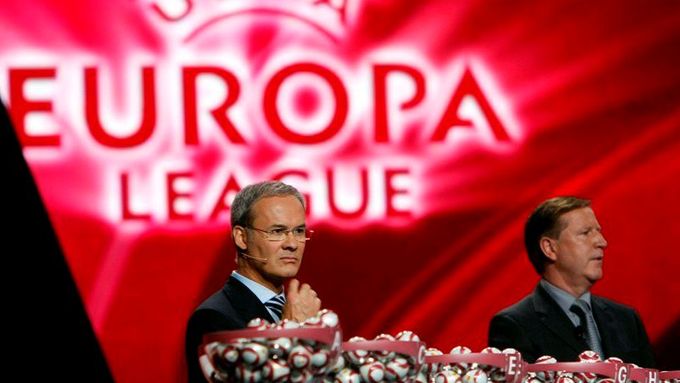 Losování Evropské ligy v Monacu.